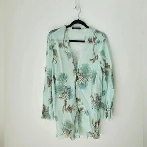 Windsmoor mint color  floral coverupd